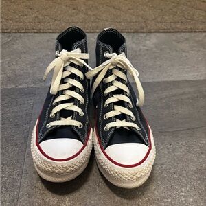 Converse Chuck Taylor All Star EVA Lift Platform, Navy/White, size 3Y